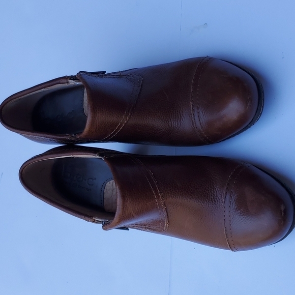 b.o.c. Born concepts side zip mule shoe 9.5 leather - Picture 1 of 5